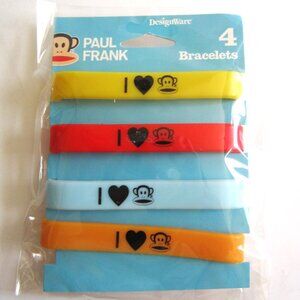 Paul Frank Julius I Love Paul Frank Monkey 4 Bracelets